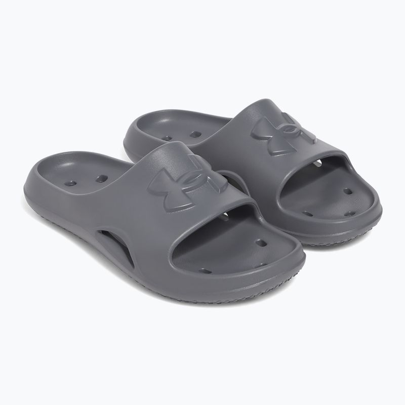 Badeschuhe Herren Under Armour Locker V Slide castlerock/castlerock/anthracite 10