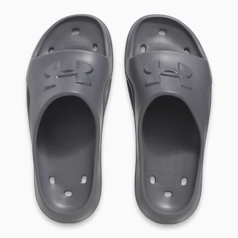 Badeschuhe Herren Under Armour Locker V Slide castlerock/castlerock/anthracite 11