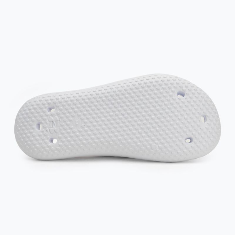 Badeschuhe Damen Under Armour Locker V Slide white/white/white 4
