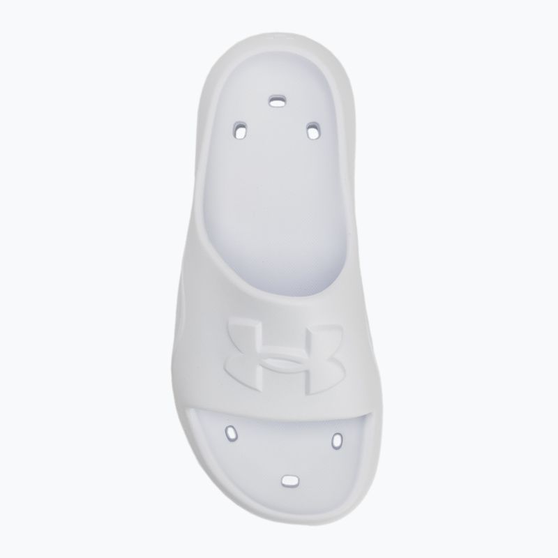 Badeschuhe Damen Under Armour Locker V Slide white/white/white 5