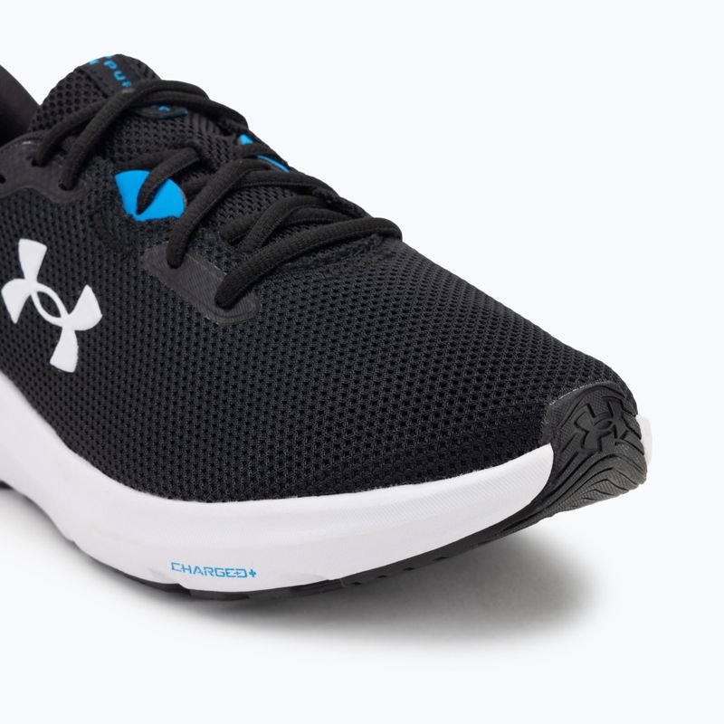 Laufschuhe Herren Under Armour Charged Pursuit 4 black/electric blue/white 7