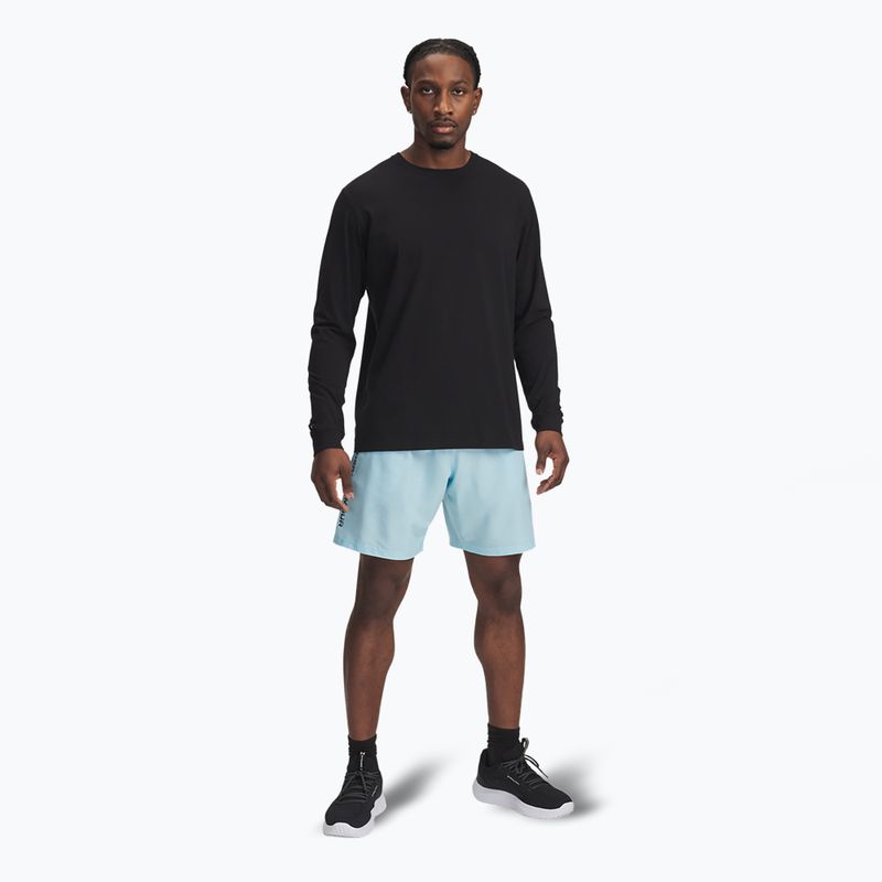 Trainingsshorts Herren Under Armour Woven Wordmark stream/black 2
