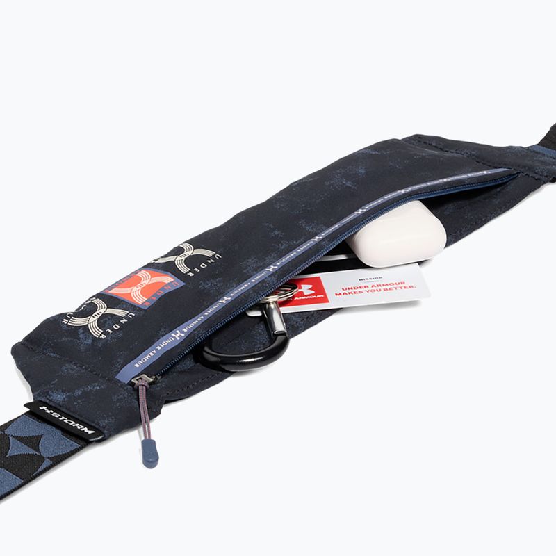 Laufgurt Under Armour Launch Run black/downpour gray/white quartz 3