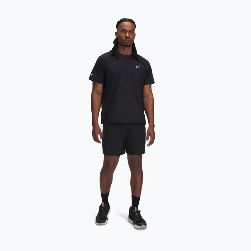 Laufshorts Herren Under Armour Trail Run 5" black / reflective 2