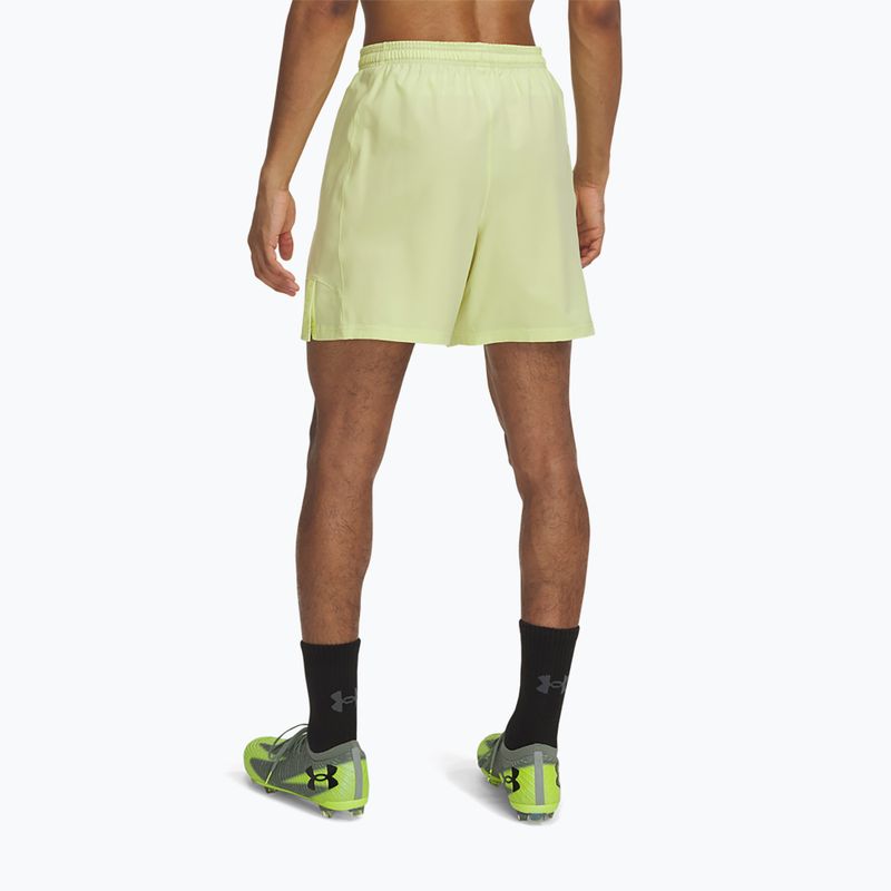 Fußballshorts Herren Under Armour Challenger Pro Woven sonic yellow / black 3