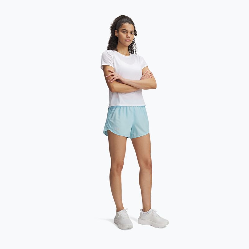 Laufshorts Damen Under Armour Fly By 3" stream /stream / reflective 2