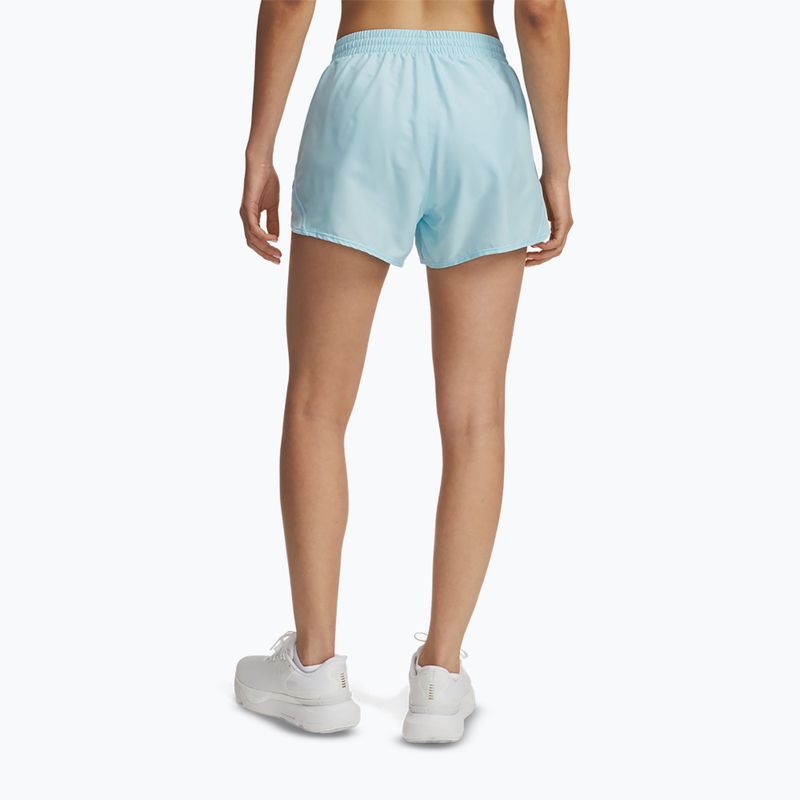 Laufshorts Damen Under Armour Fly By 3" stream /stream / reflective 3
