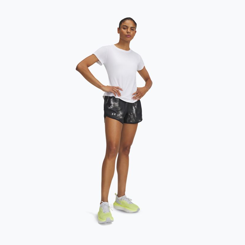 Laufshorts Damen Under Armour Fly By 3" Printed black / reflective 2