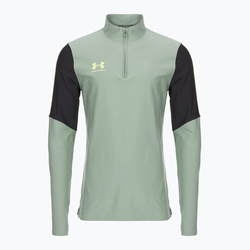 Hoodie SweatFußball Shirt Herren Under Armour Challenger Pro 1/4 Zip silica green / black / sonic yellow 4