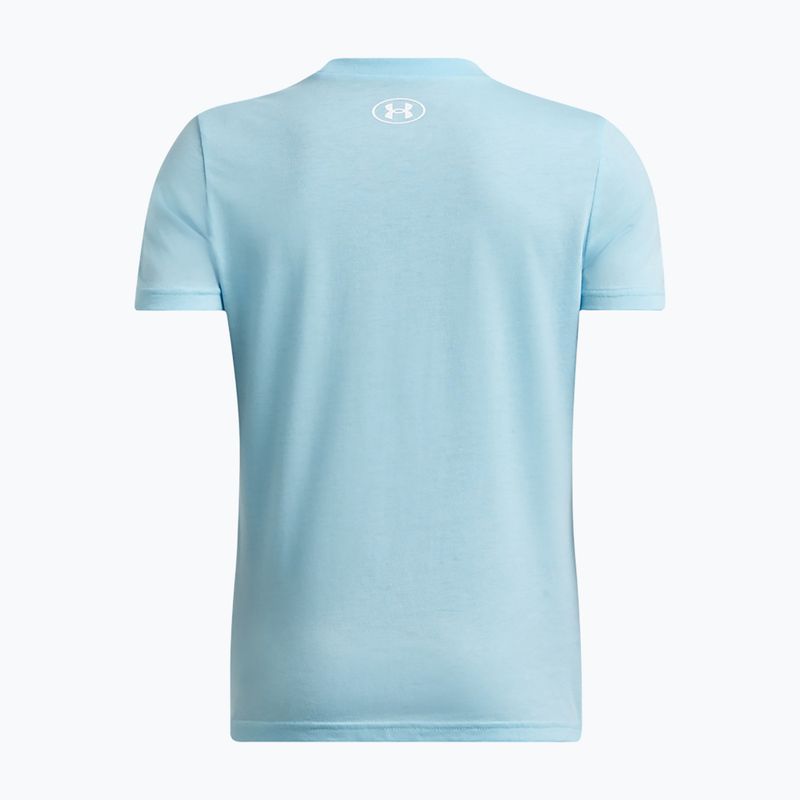 Kinder T-Shirt Under Armour Sportstyle Left Chest blue 2
