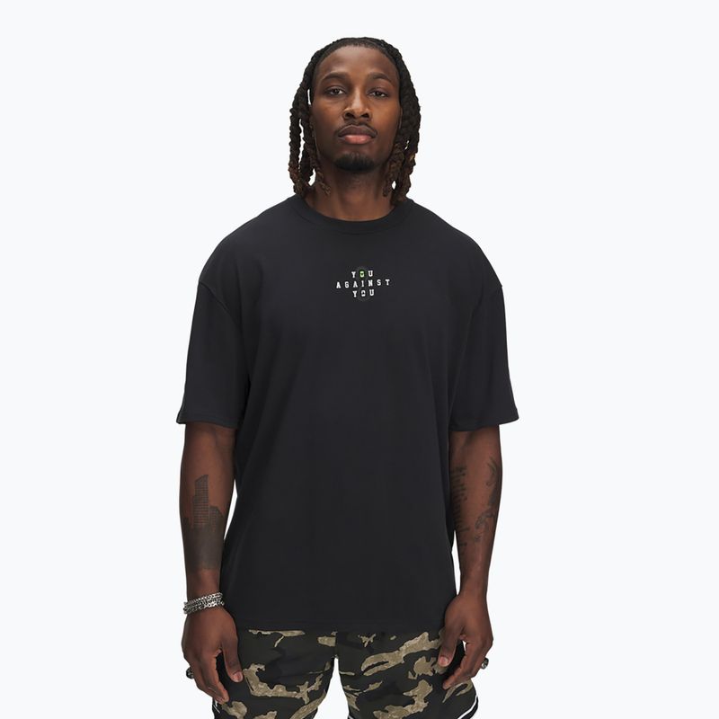 Unter Armour Projekt Rock Hwt schwarz / weiß Ton Männer T-Shirt