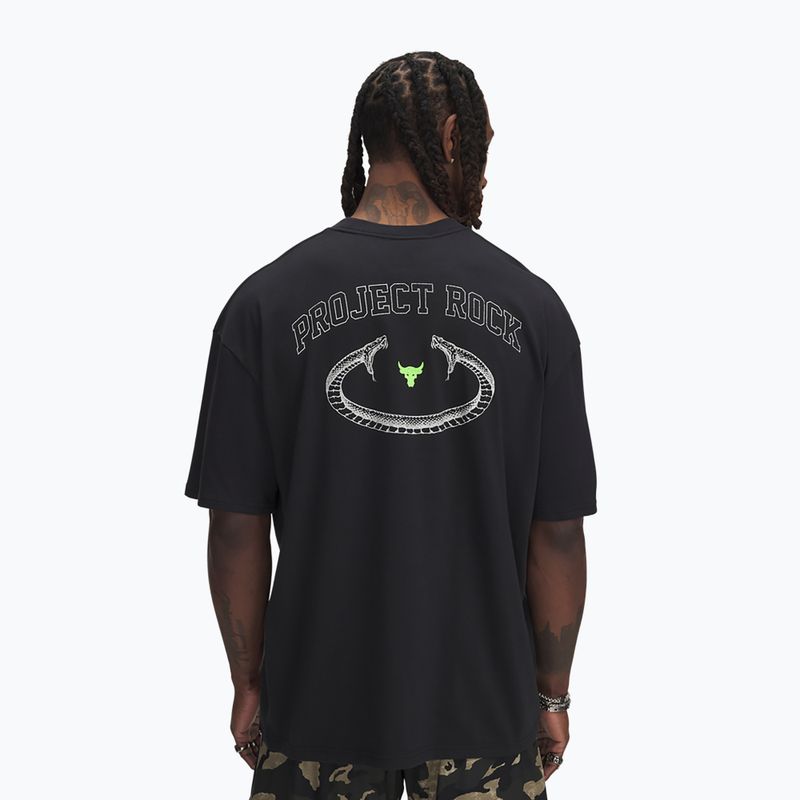 Unter Armour Projekt Rock Hwt schwarz / weiß Ton Männer T-Shirt 2