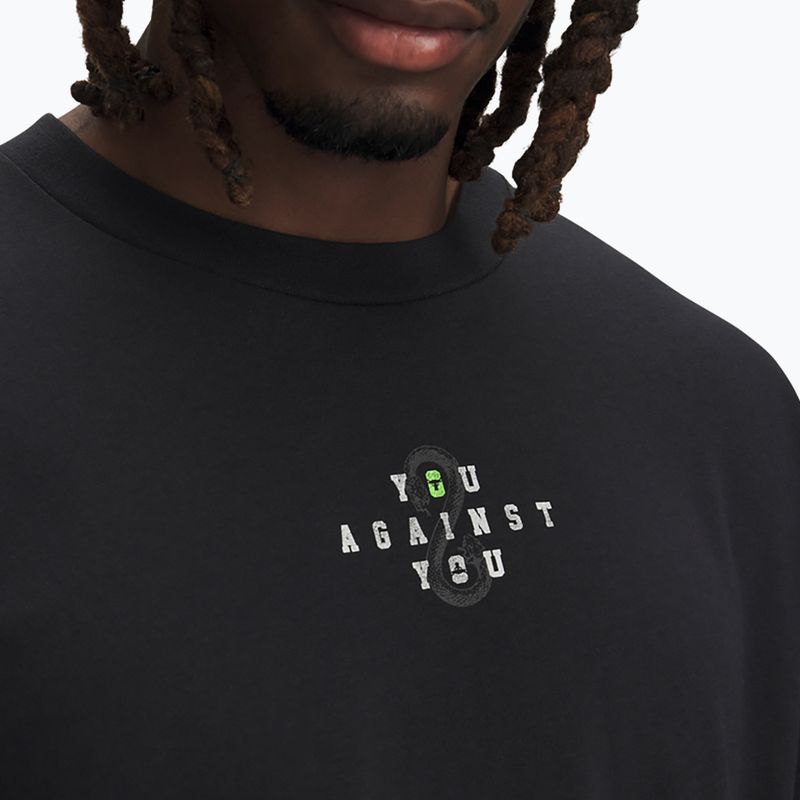Unter Armour Projekt Rock Hwt schwarz / weiß Ton Männer T-Shirt 3