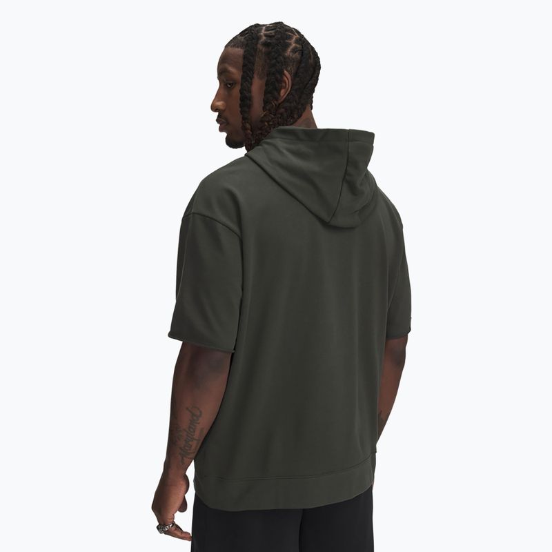 Hoodie Sweatshirt Herren Under Armour Project Rock SS Terry Hoody baroque green / baroque green 2
