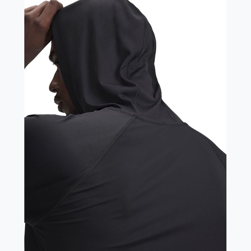 Training Hoodie Sweatshirt Herren Under Armour Project Rock Iso-Chill Hoody black / hyper green 3