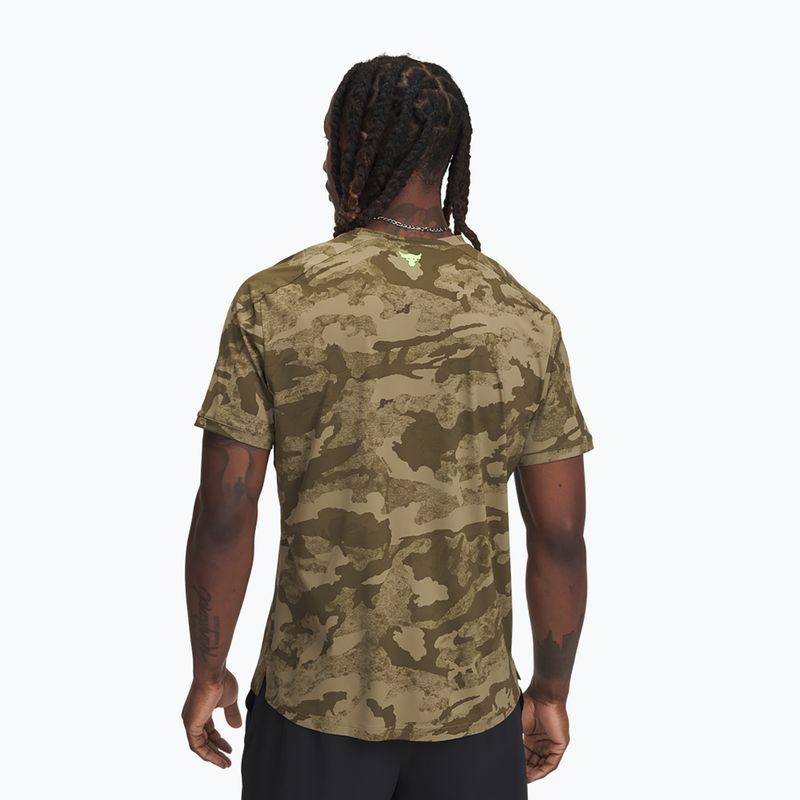Trainings-T-Shirt Herren Under Armour Project Rock Iso Chill SS bayou/timberwolf taupe/baroque green 2