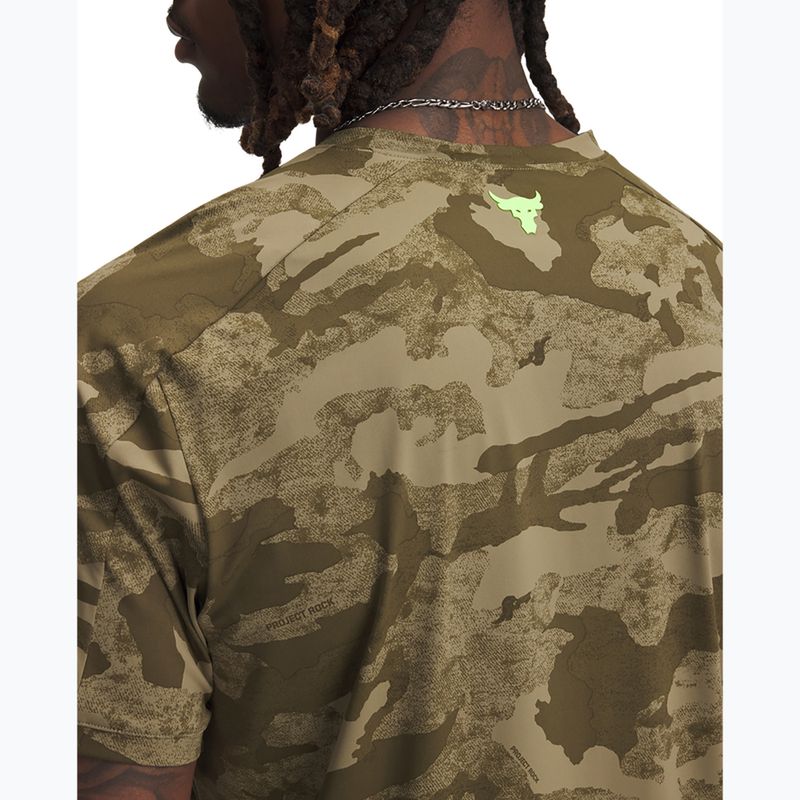Trainings-T-Shirt Herren Under Armour Project Rock Iso Chill SS bayou/timberwolf taupe/baroque green 3