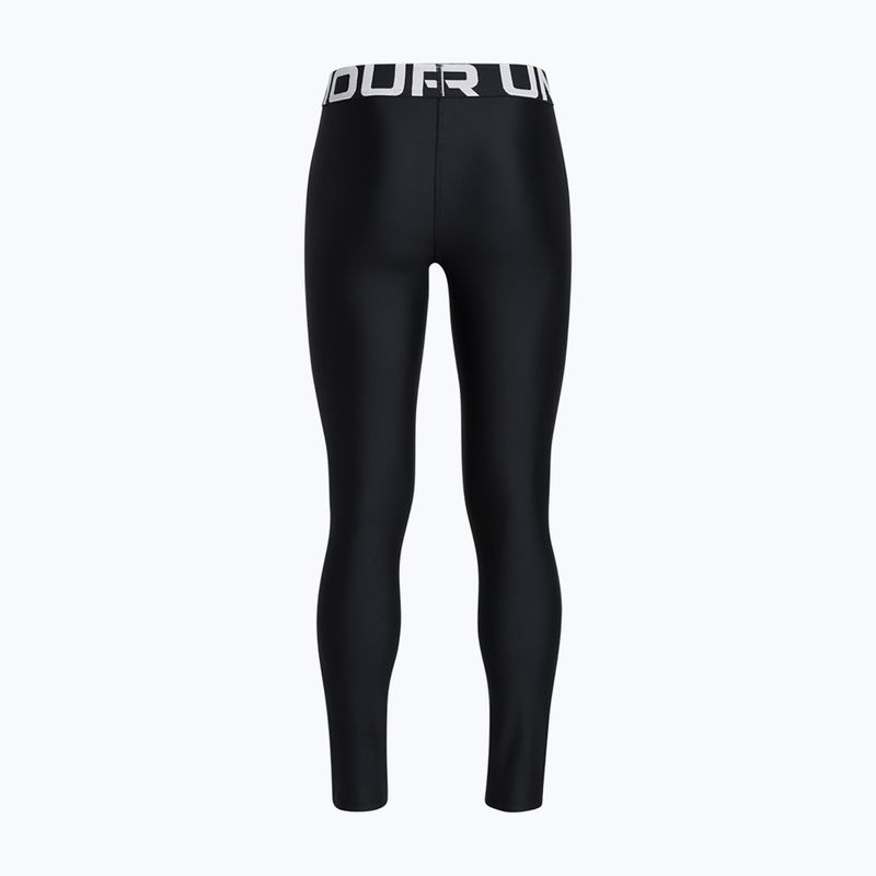 Kinder Trainingsleggings Under Armour HeatGear white/black 2