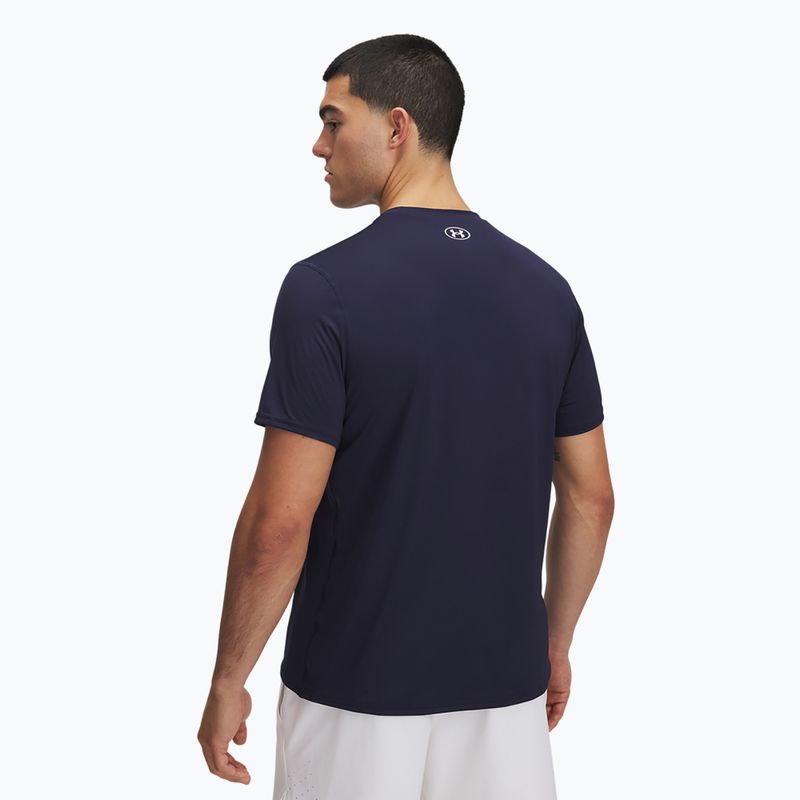Trainingsshirt Herren Under Armour HeatGear Fitted midnight navy/white 2