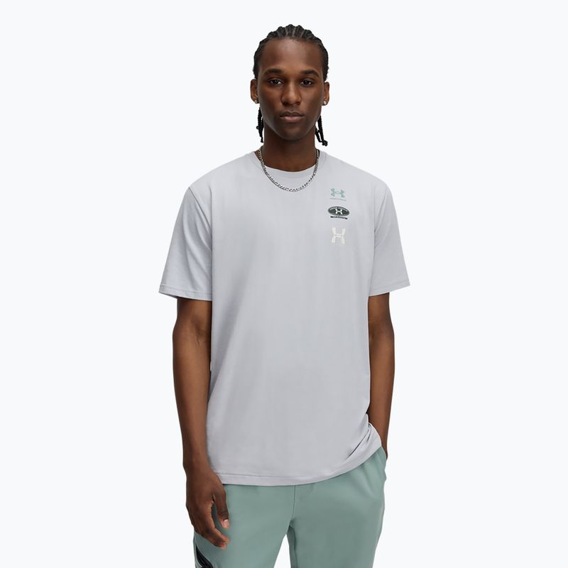 Shirt Herren Under Armour 60/40S Evol Logo mod gray/silica green/summit white