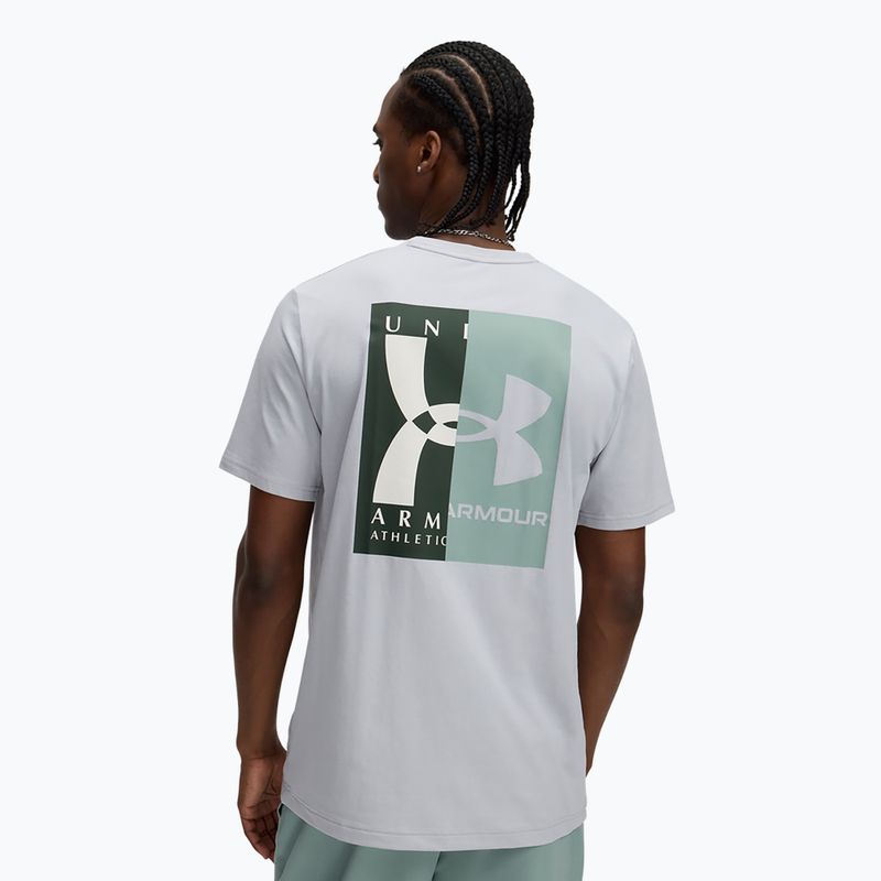 Shirt Herren Under Armour 60/40S Evol Logo mod gray/silica green/summit white 2