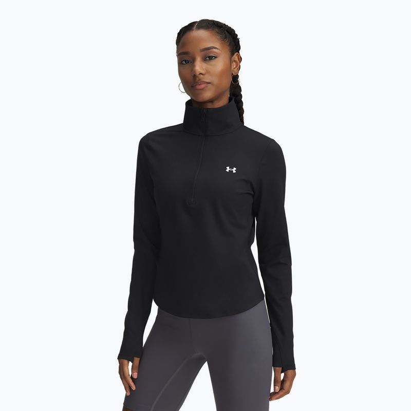 Longsleeve Damen Under Armour Motion 1/2 Zip black/white