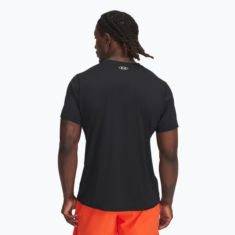 Trainingsshirt Herren Under Armour HeatGear Fitted black/white 2