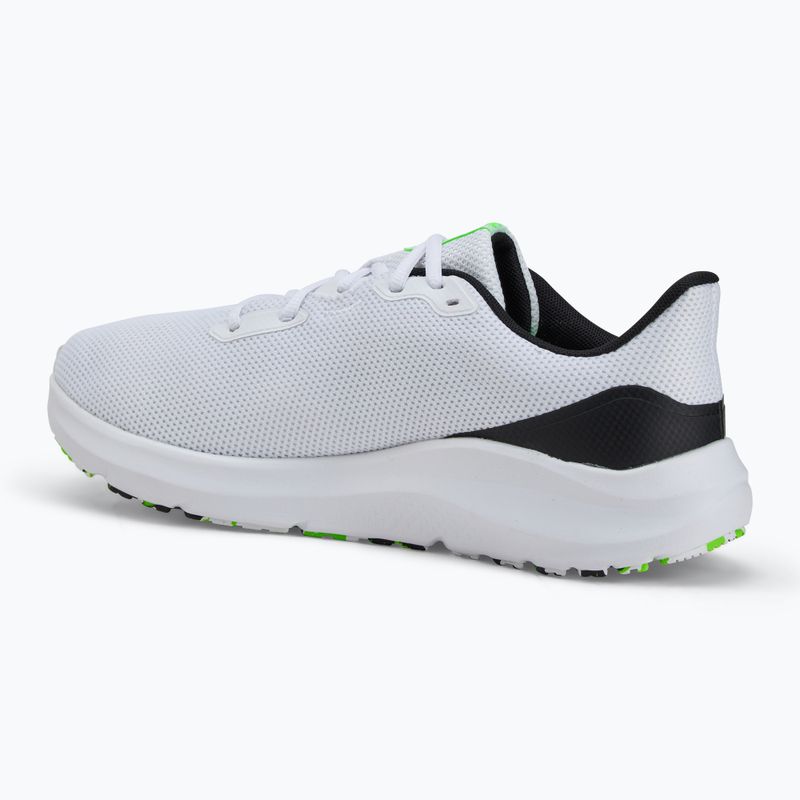 Laufschuhe Herren Under Armour Charged Pursuit 4 white/black/hyper green 3