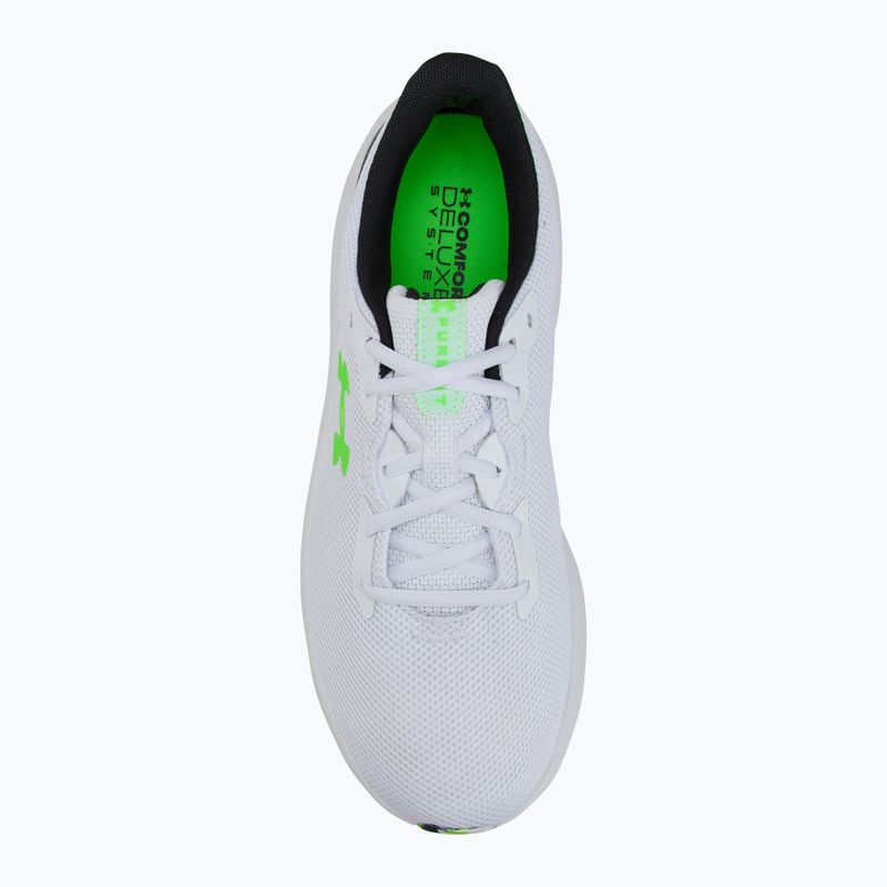 Laufschuhe Herren Under Armour Charged Pursuit 4 white/black/hyper green 5