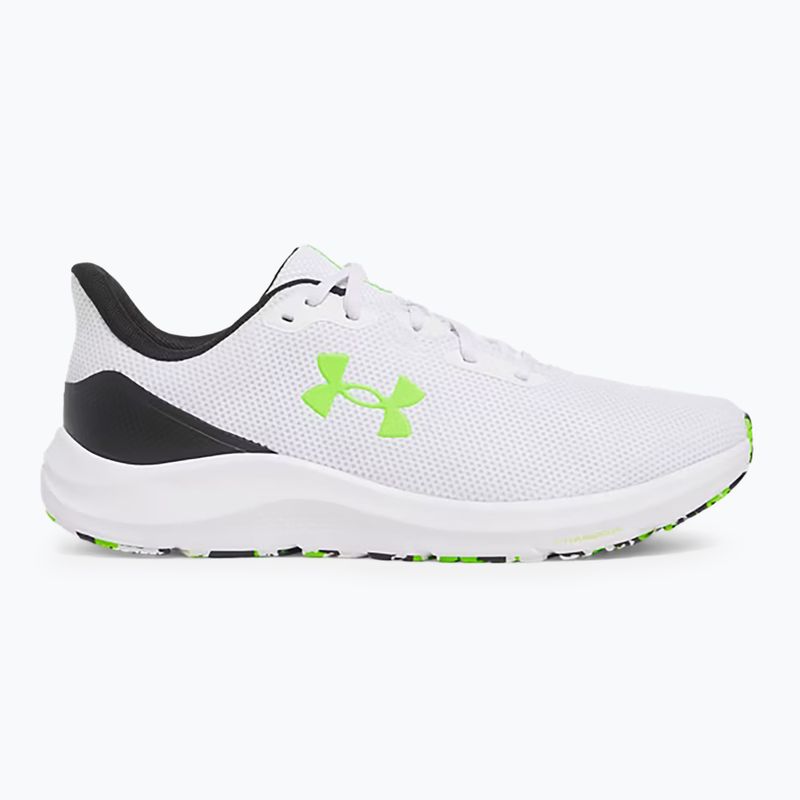 Laufschuhe Herren Under Armour Charged Pursuit 4 white/black/hyper green 8