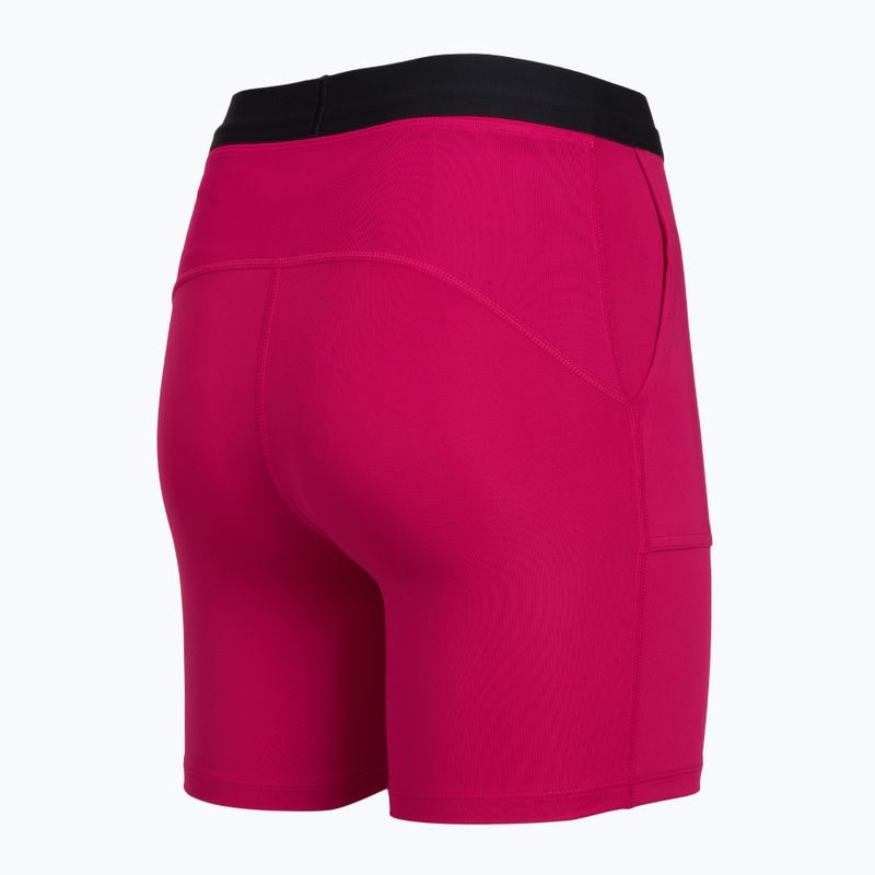 Damen-Shorts Under Armour Trail Run Fitted shaded fuchsia/black 3