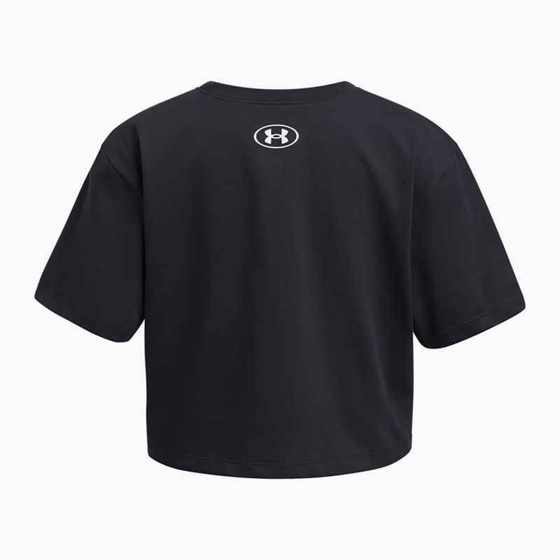 Kinder T-Shirt Under Armour Rival black 2