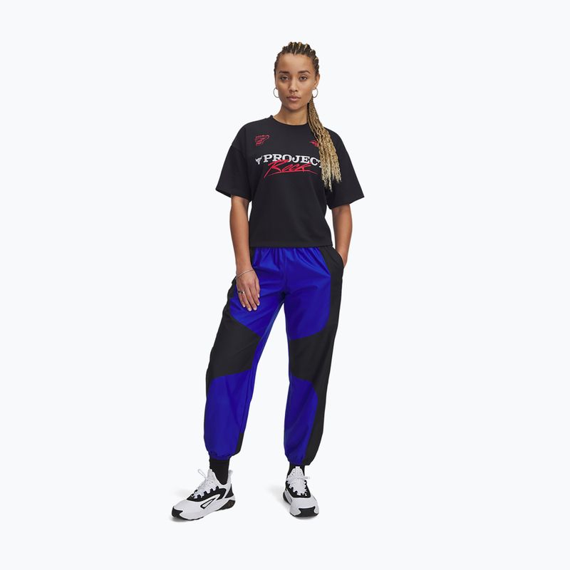 Damen-Trainingshose Under Armour Project Rock Woven Bottom black 2