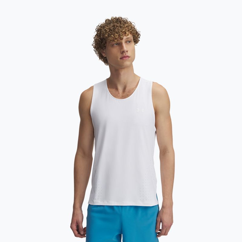 Lauf Tank Top Herren Under Armour Launch Elite Singlet white/reflective