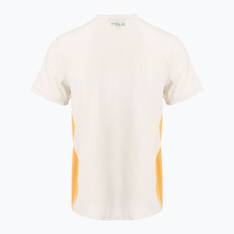 Laufshirt Herren Under Armour Trail Run Zip stone/noble gold/reflective 2