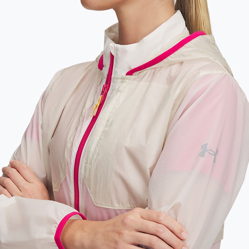 Damen-Laufjacke Under Armour Trail Run stone 3