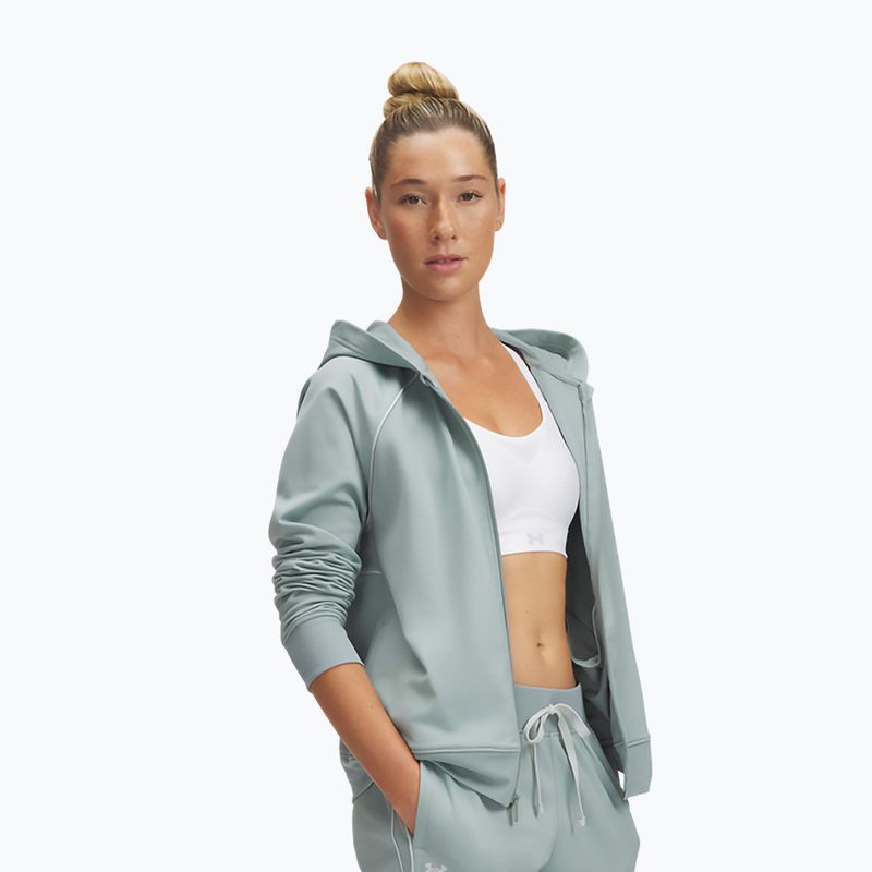 Under Armour Rival Tricot silica grün/hydro grün Damen Trainingsanzug