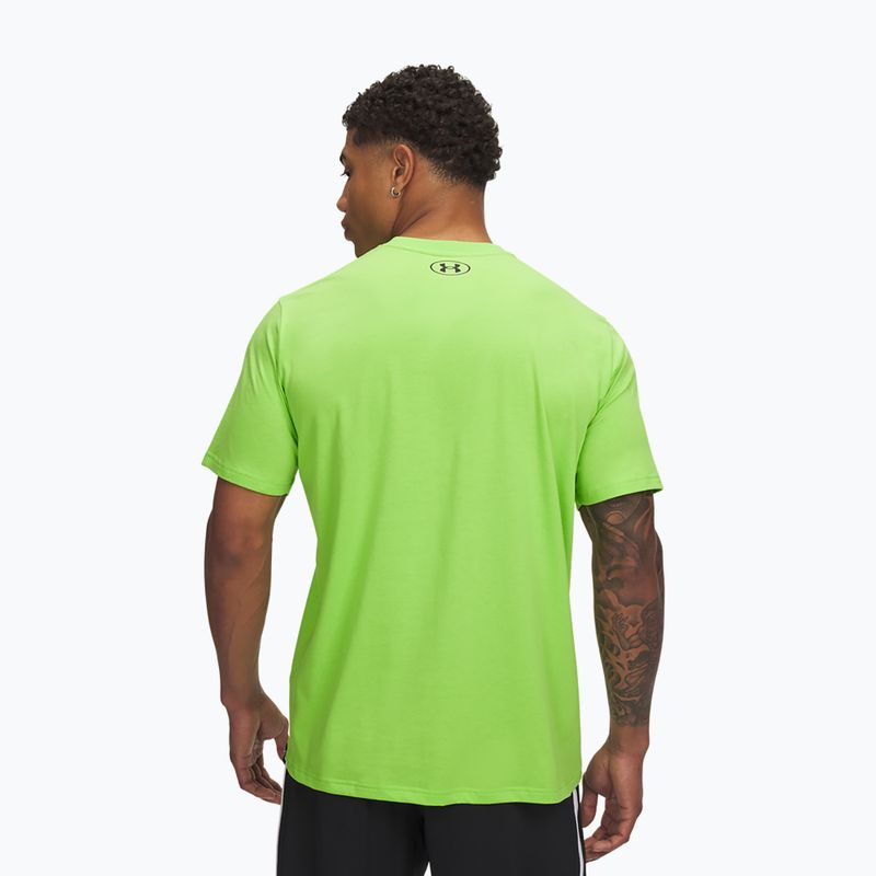 Trainingsshirt Herren Under Armour Project Rock Payoff Graphic cyber green/black 2