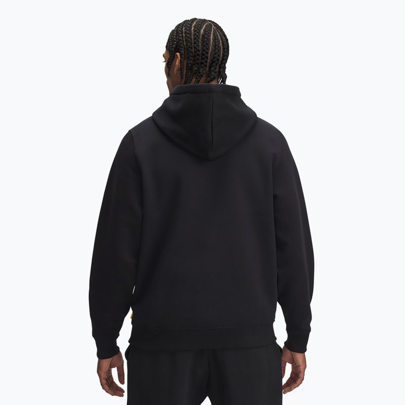 Hoodie Sweatshirt Herren Under Armour Curry Splash Hoodie black / white clay 2
