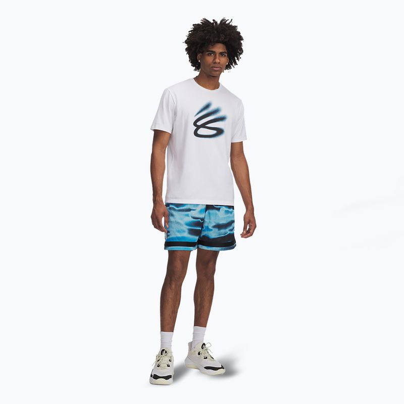 Basketball-Shorts Herren Under Armour Curry Statement II midnight navy / stream 2