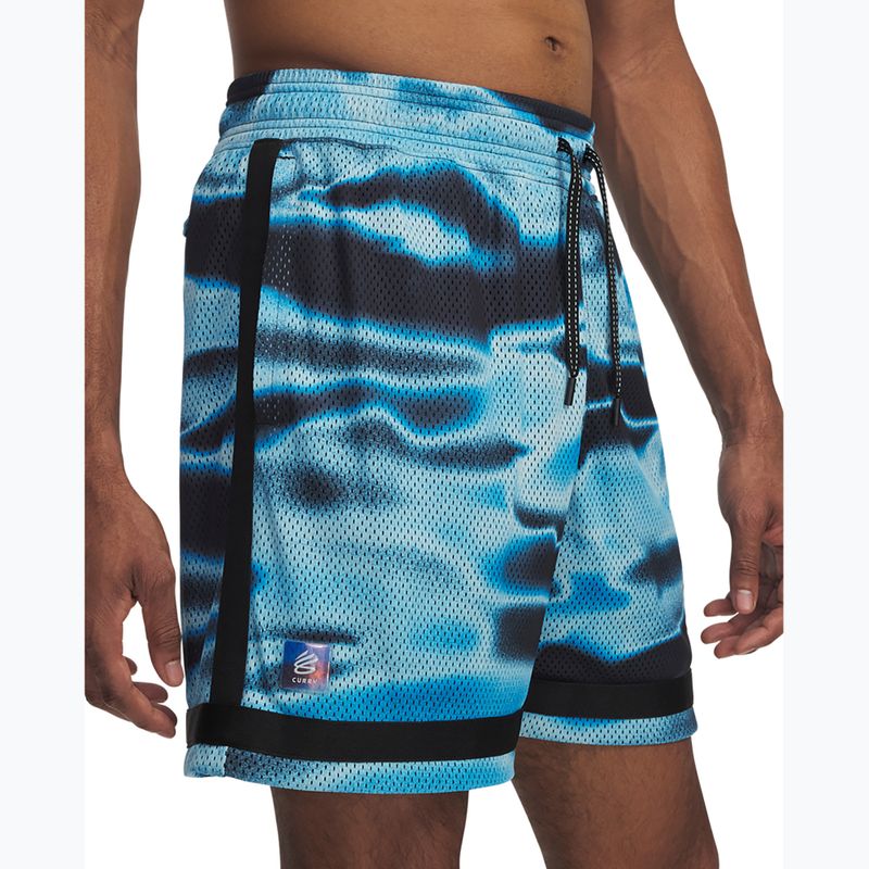 Basketball-Shorts Herren Under Armour Curry Statement II midnight navy / stream 4