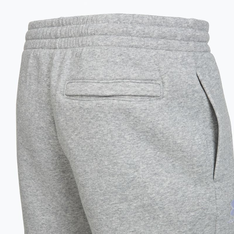 Under Armour Icon Fleece Herrenshorts mod gray light heather/white 6