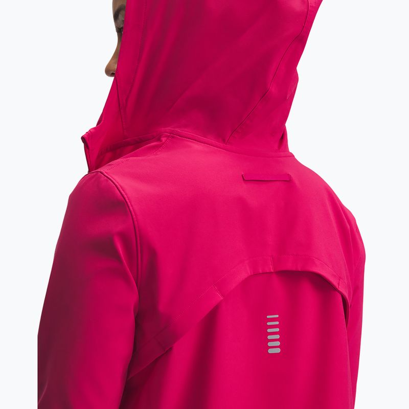 Laufjacke Damen Under Armour Outrun The Storm shaded fuchsia/reflective 3