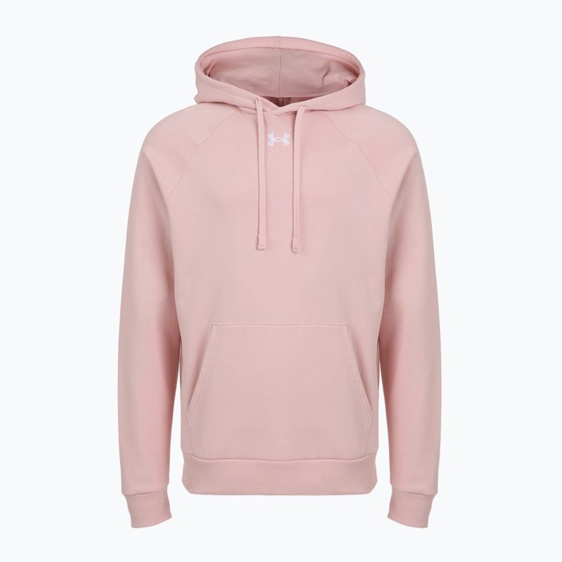 Hoodie Sweatshirt Herren Under Armour Rival Fleece Hoodie prime pink/white 3