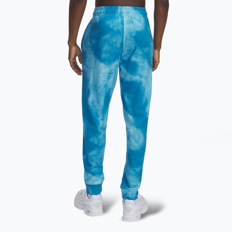 Hose Herren Under Armour Rival Terry Printed Jogger ether blue/onyx white 3