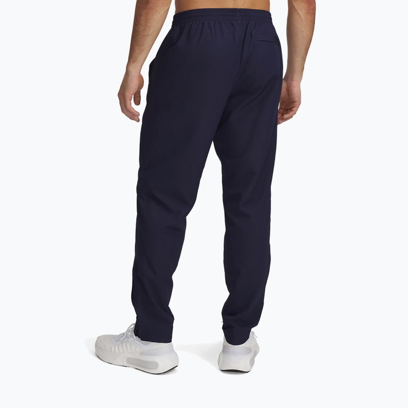 Hose Herren Under Armour Rival Woven Windbreaker Pant midnight navy/midnight navy/white 3