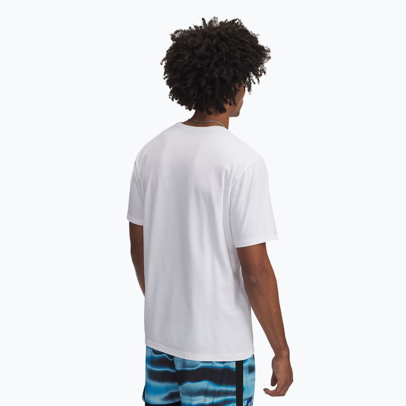 Basketball-Shirt Under Armour Curry Playable 1 Tee white/black 2