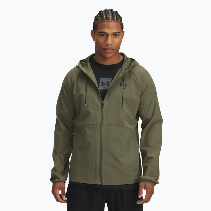 Trainingsjacke Under Armour Vibe Woven marine od green/black