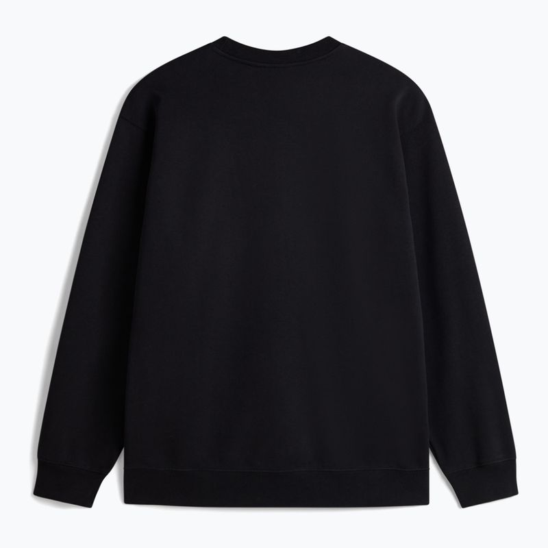Herren Vans Salton Loose Ft Crew Sweatshirt schwarz 2