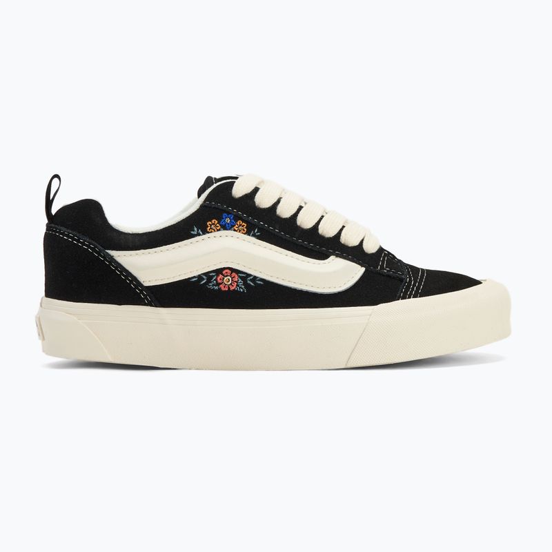 Schuhe Vans Knu Skool black floral 2